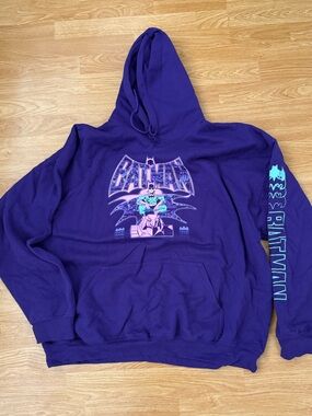 Batman Graphic Hoodie - Purple Men’s Sweater